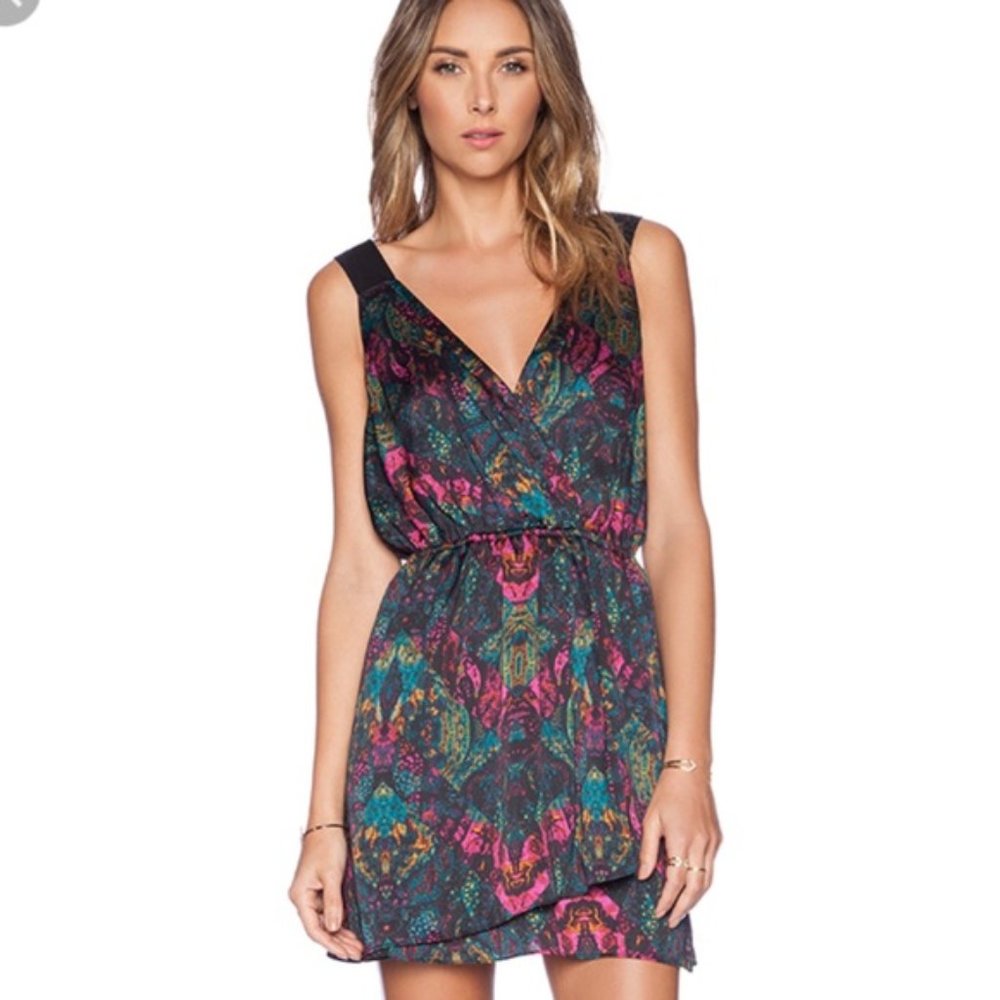 NWT BCBGeneration Viridian Combo Mini Dress